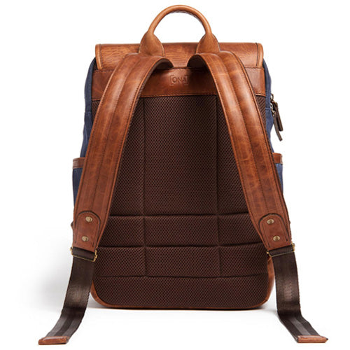 ONA Monterey backpack navy antique Cognac