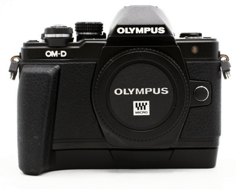 Occ- Olympus OM-D EM10 Mark II Body Zwart + ECG-3 Grip SN:BHLA91014 12 mnd gar
