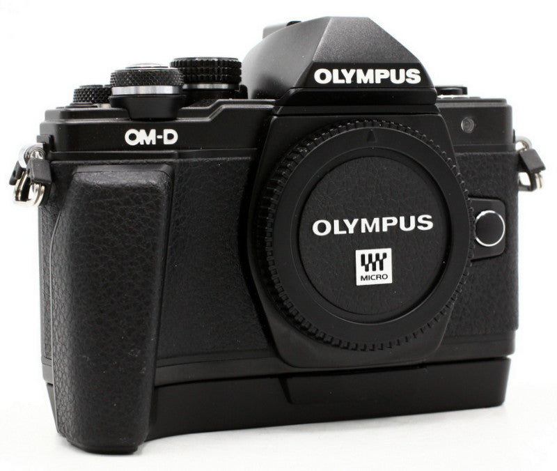 Occ- Olympus OM-D EM10 Mark II Body Zwart + ECG-3 Grip SN:BHLA91014 12 mnd gar