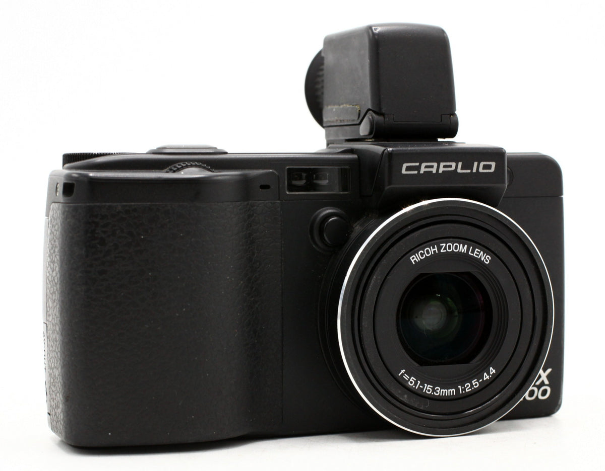 Occ- Ricoh Caplio GX100 + VF-1 viewfinder SN:14100640 12 mnd gar (7)
