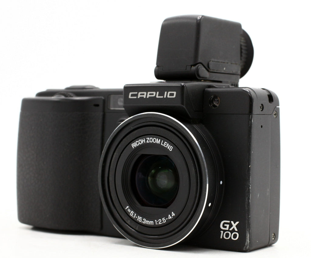 Occ- Ricoh Caplio GX100 + VF-1 viewfinder SN:14100640 12 mnd gar (7)