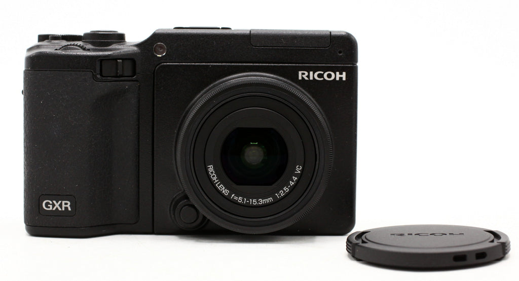 Occ- Ricoh GXR body + GXR A12 M-mount adapter + lens S10 (24-72mm) + lens P10 (28-300) en zoeker (VF-2) SN:WD18100799, XD04101125, WF03103737, WL04102321, WH00100261 12 mnd gar (8)