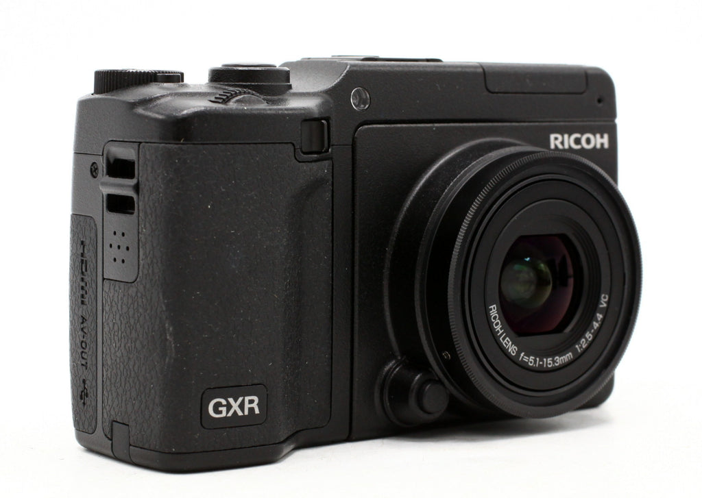 Occ- Ricoh GXR body + GXR A12 M-mount adapter + lens S10 (24-72mm) + lens P10 (28-300) en zoeker (VF-2) SN:WD18100799, XD04101125, WF03103737, WL04102321, WH00100261 12 mnd gar (8)
