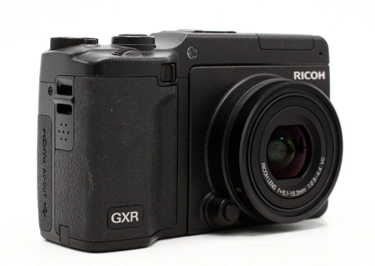 Occ- Ricoh GXR body + GXR A12 M-mount adapter + lens S10 (24-72mm) + lens P10 (28-300) en zoeker (VF-2) SN:WD18100799, XD04101125, WF03103737, WL04102321, WH00100261 12 mnd gar (8)
