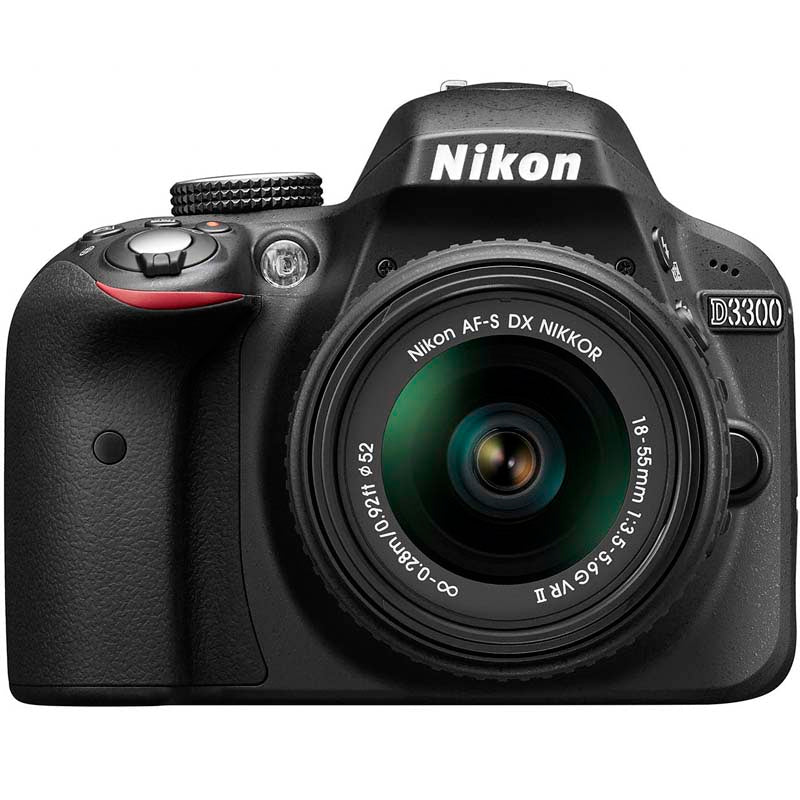 Nikon D3300 + 18-55mm VR II Black KIT OUTLET