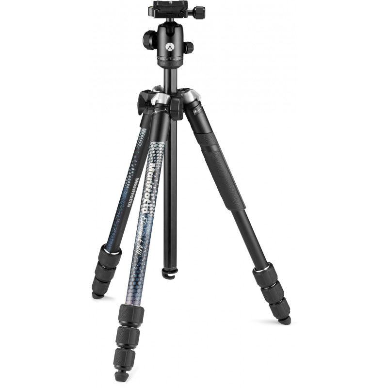 Manfrotto Element MII Aluminium Schwarz 4 Segmente mit Kugelkopf