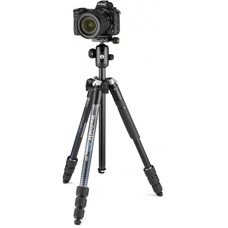 Manfrotto Element MII Aluminium Schwarz 4 Segmente mit Kugelkopf