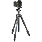 Manfrotto Element MII Aluminium Schwarz 4 Segmente mit Kugelkopf