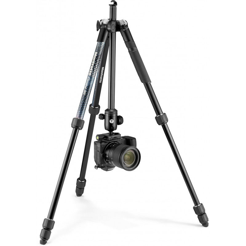 Manfrotto Element MII Aluminium Schwarz 4 Segmente mit Kugelkopf