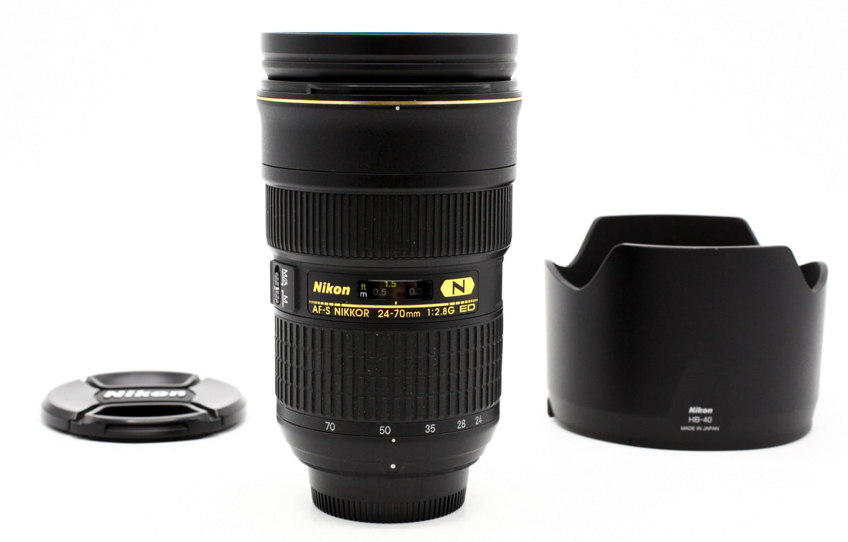 Occ- Nikon AF-S 24-70mm F/2.8G ED + HB-40 zonnekap SN:321720 12 mnd gar (8)
