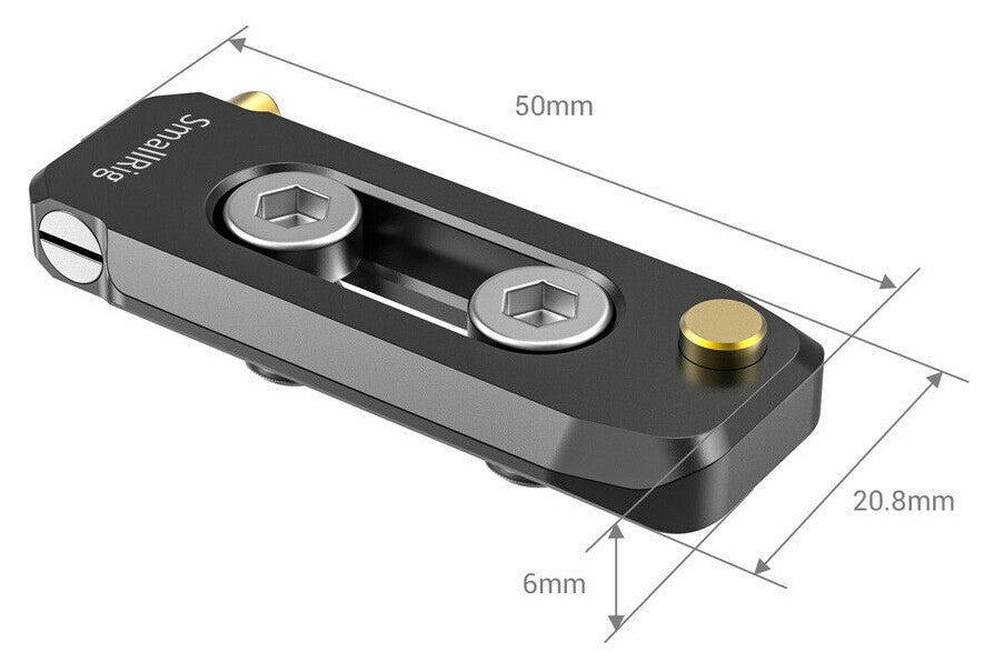 SmallRig Low-profile NATO Rail 50mm BUN2468