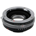 Fotodiox Pro Objektiv Mount Adapter - Sony Alpha A-Mount (und Minolta AF) DSLR-Objektiv auf Canon EOS (EF, EF-S) Mount SLR-Kameragehäuse, mit integriertem Blendeneinstellrad