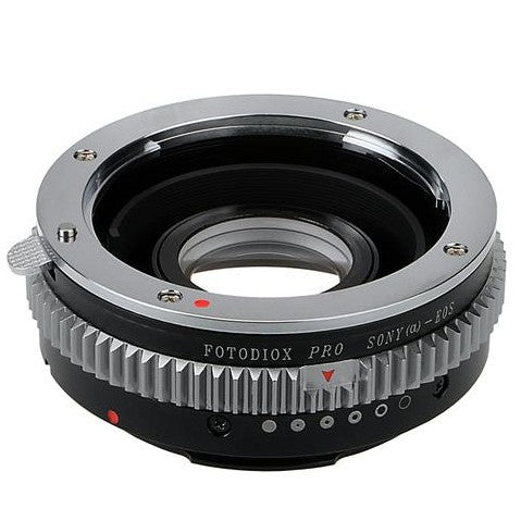 Fotodiox Pro Objektiv Mount Adapter - Sony Alpha A-Mount (und Minolta AF) DSLR-Objektiv auf Canon EOS (EF, EF-S) Mount SLR-Kameragehäuse, mit integriertem Blendeneinstellrad