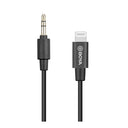 Boya BY-K1 3.5mm Male TRRS to Male Lightning Adapter Cable (20 cm)