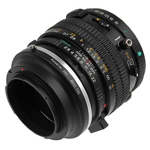 Fotodiox Pro Objektiv Mount Adapter - Mamiya 645 Objektiv zu Canon EF Mount Kamera (M645-EOS-Pro)