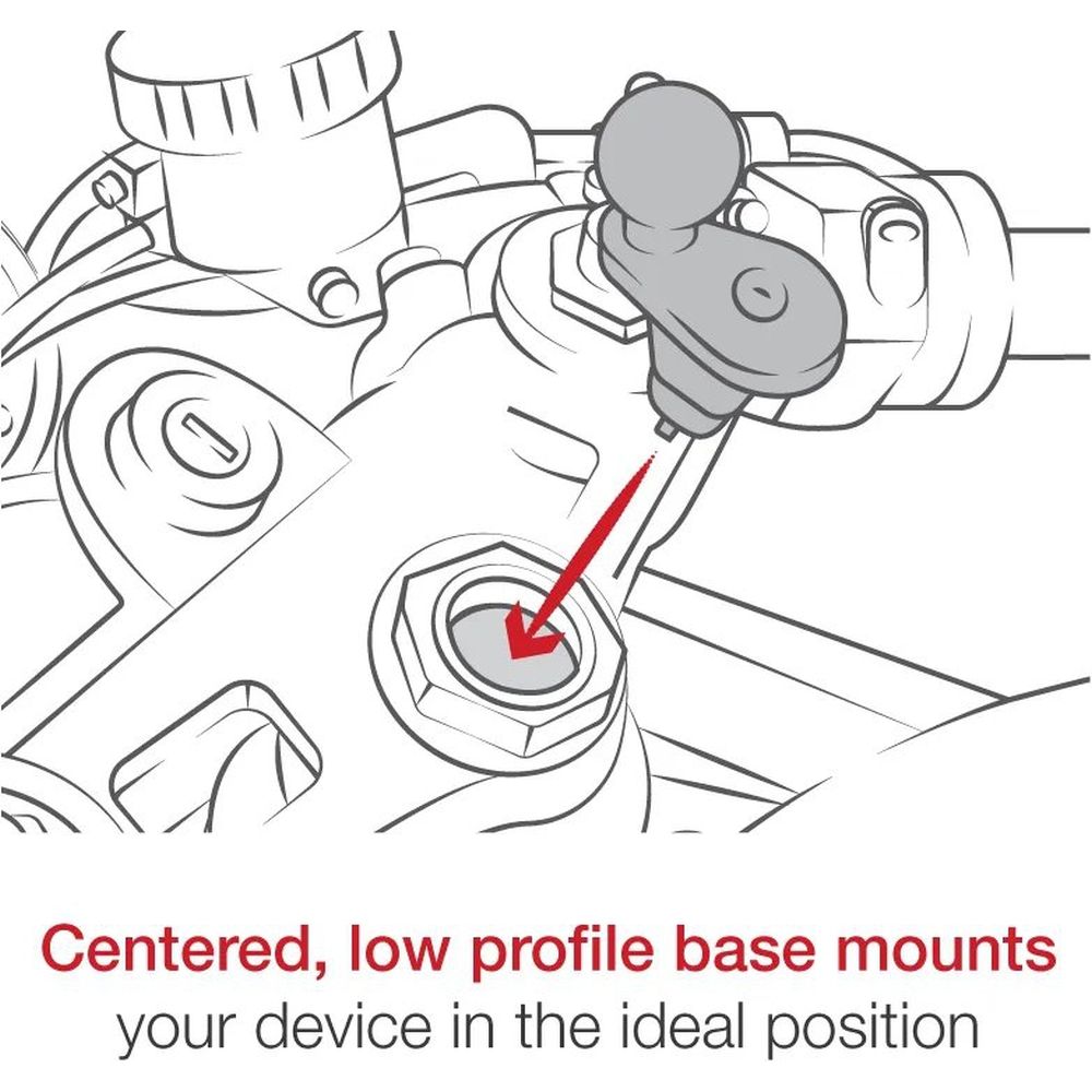 Ram Mounts Fahrradvorbau mit 1"-Kugelkopf
