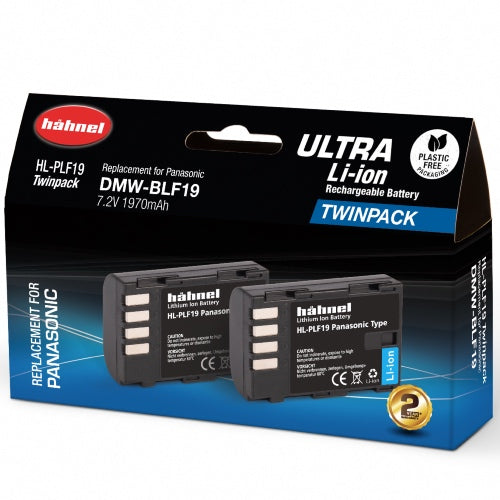 Hähnel HL-PLF19 Ultra - Panasonic DMW-BLF19 Twin Pack
