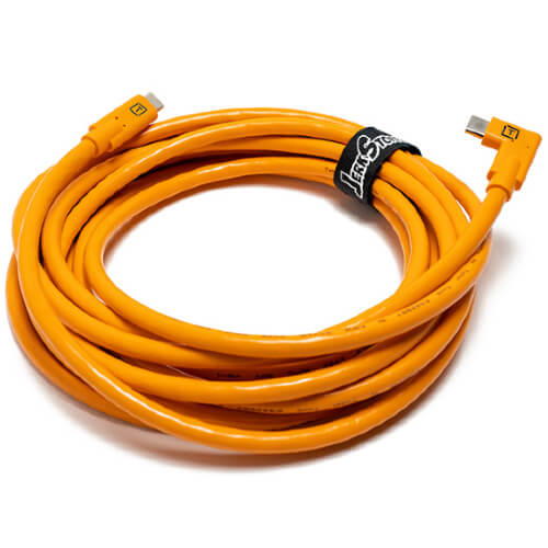 Tether Tools TetherPro USB-C to USB-C Angled - Orange