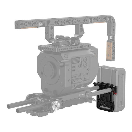 SmallRig V-Mount-Batterieplatte mit doppelter 15-mm-Stabklemme 3016