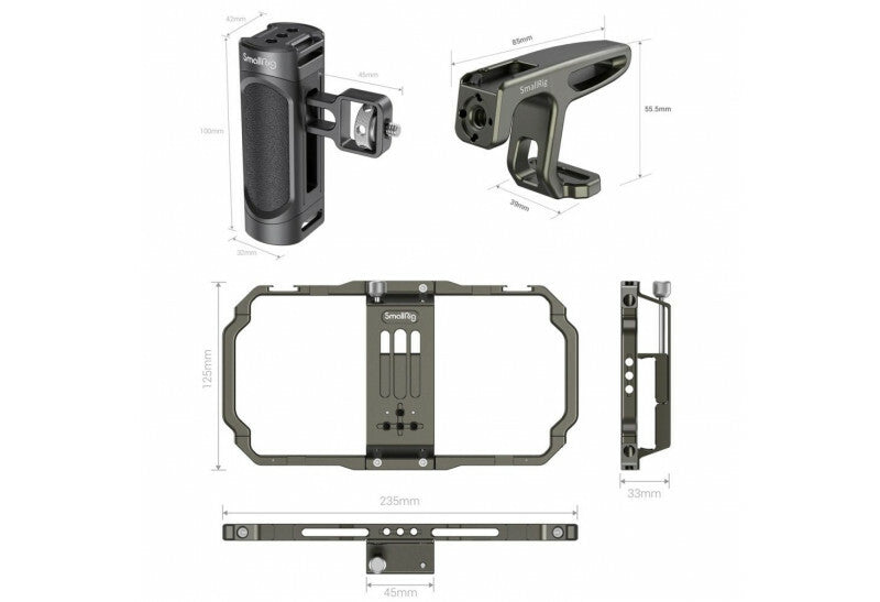 Smallrig Universal-Handheld-Video-Rig-Kit für Mobiltelefone 3155