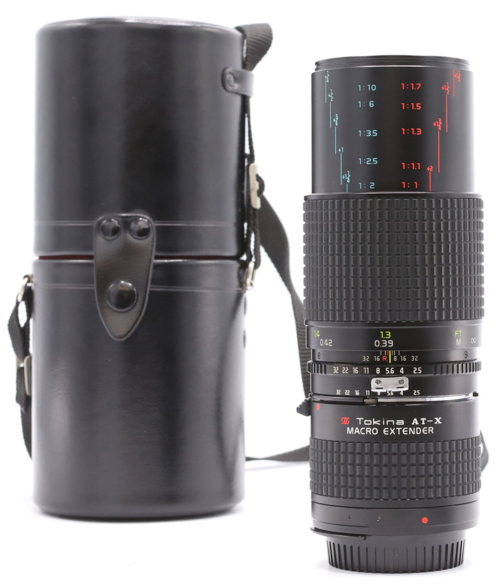 Tokina AT-X 90mm F/2.5 Macro + Macro Extender Nikon AI SN:8408712/8409505 occasion