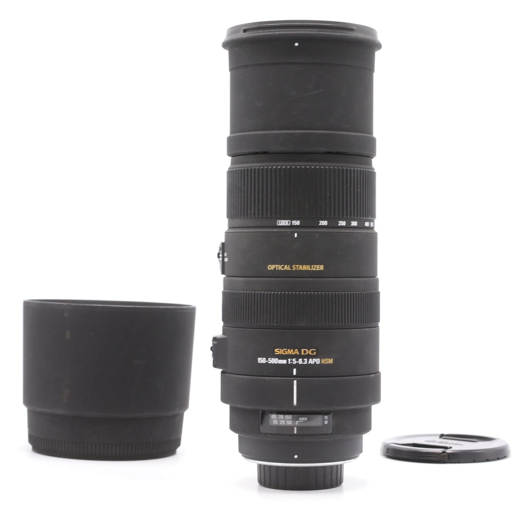 Sigma 150-500mm F/5-6.3 APO DG HSM Pentax + zonnekap SN:10859034 (12 mnd gar) (7) occasion