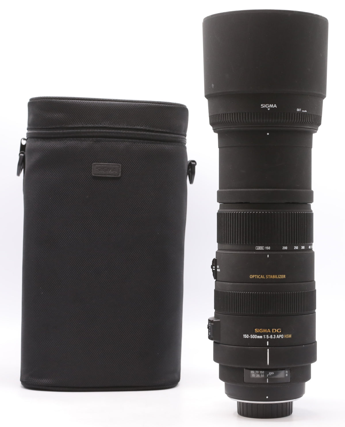 Sigma 150-500mm F/5-6.3 APO DG HSM Pentax + zonnekap SN:10859034 (12 mnd gar) (7) occasion