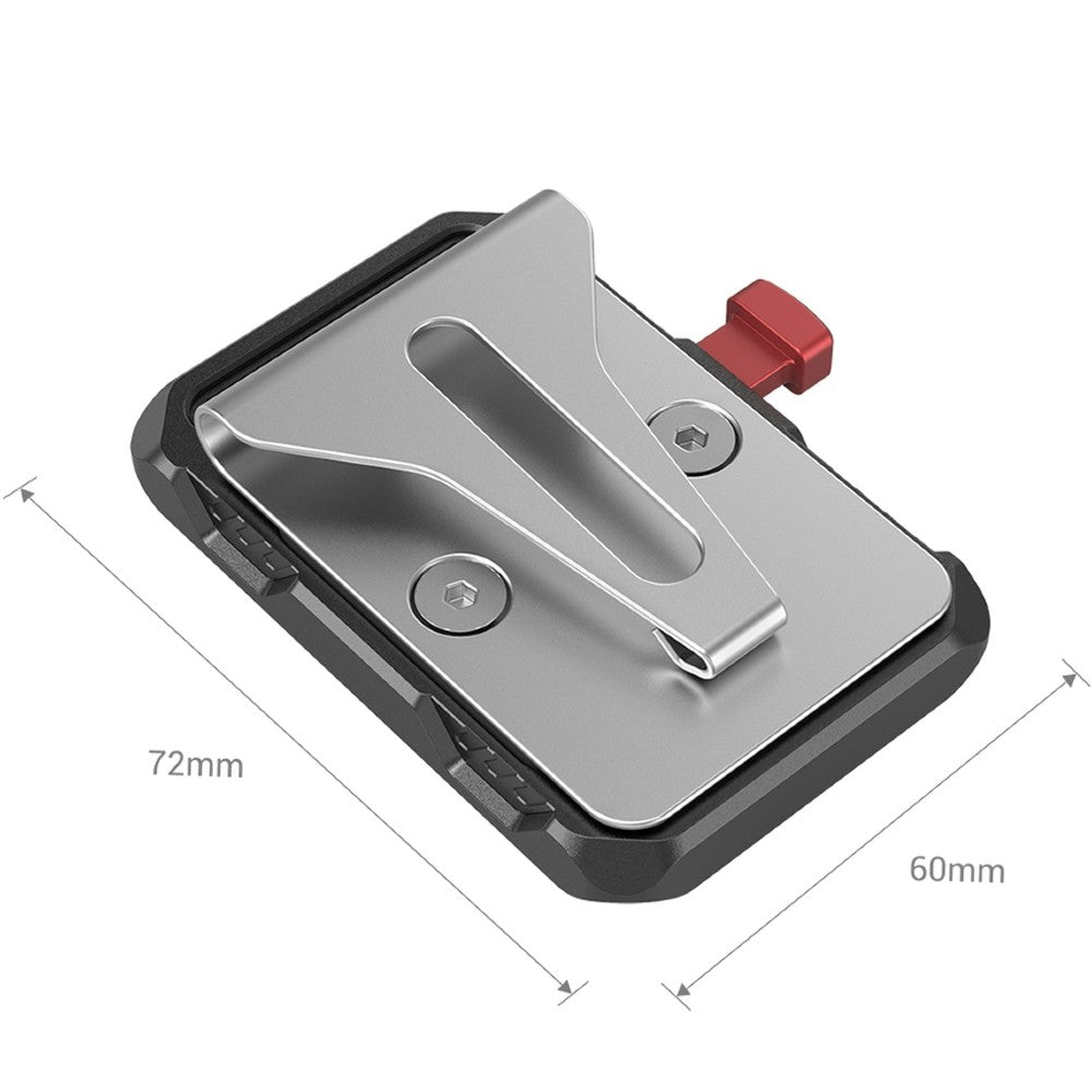 SmallRig Mini V Mount Batterieplatte mit Gürtelclip 2990