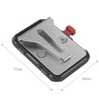 SmallRig Mini V Mount Batterieplatte mit Gürtelclip 2990