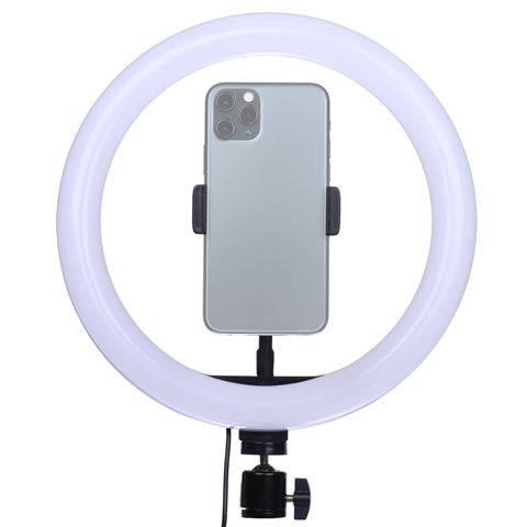StudioKing LED Vlog Set SK-K190 mit Ringlicht und Mikrofonhalter