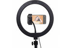 StudioKing LED Vlog Set SK-K190 mit Ringlicht und Mikrofonhalter