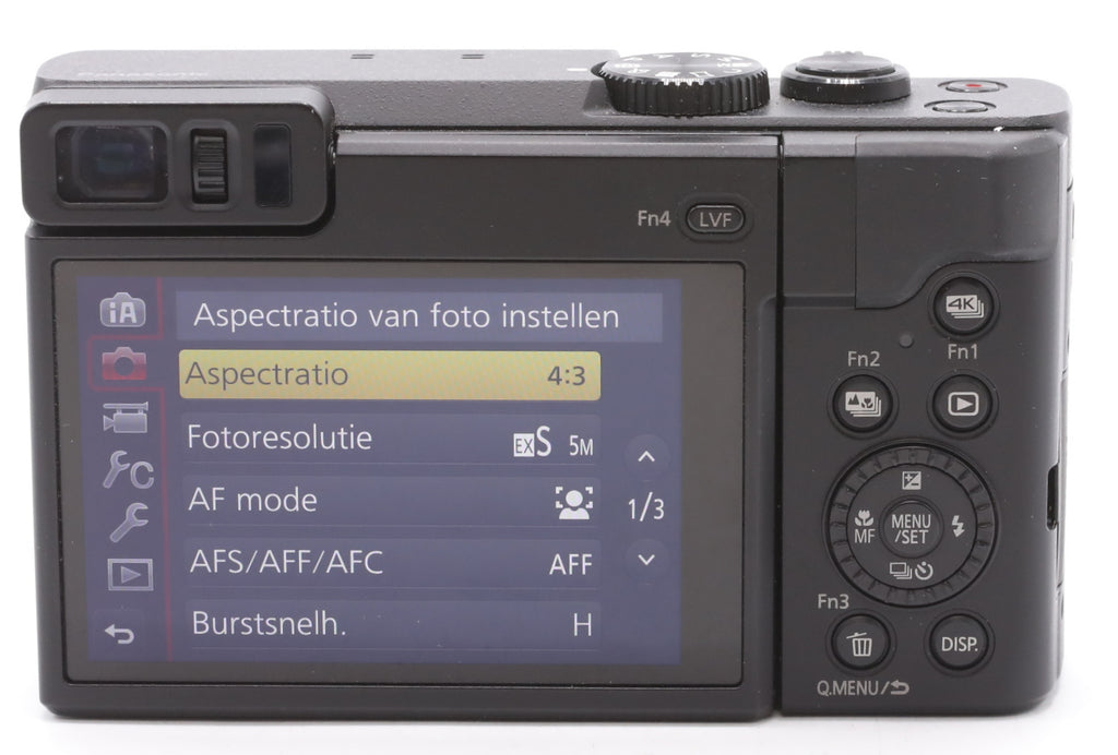 Panasonic Lumix DC-TZ90 zwart  SN:ws7ka001657 (12 mnd gar) (8) occasion