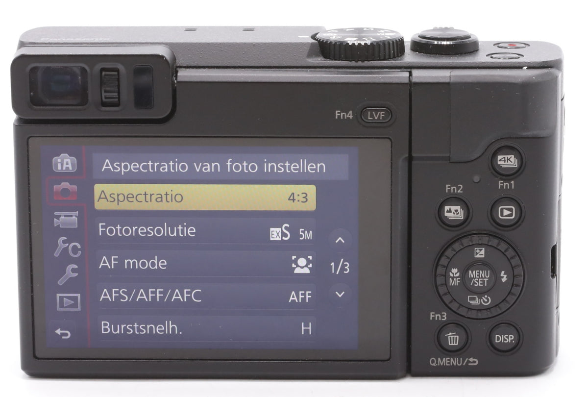 Panasonic Lumix DC-TZ90 zwart  SN:ws7ka001657 (12 mnd gar) (8) occasion