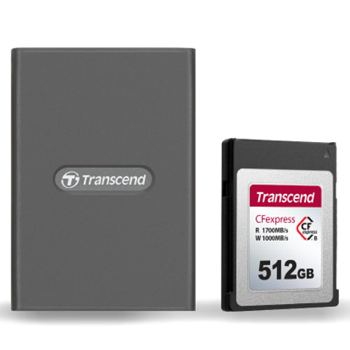 Transcend CFexpress Typ-B-Kartenleser USB 3.2 Gen 2x2 Typ-C