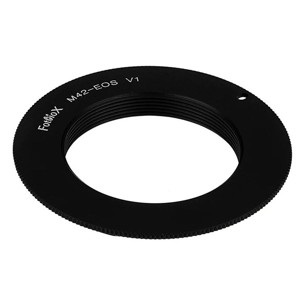 Fotodiox Lens Mount adapter - M42 Type 1 Screw Mount SLR Lens to Canon EOS (EF, EF-S) Mount (M42-EOS-V1-FC10)