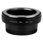 Fotodiox Pro lens mount adapter - Olympus Zuiko (OM) 35mm SLR lens naar Nikon F mount SLR camera body