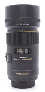 Sigma 105mm F/2.8 EX DG Macro OS HSM Nikon occasion