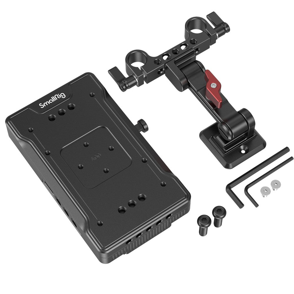 SmallRig 3204 V Mount Batterieadapterplatte mit verstellbarem Arm