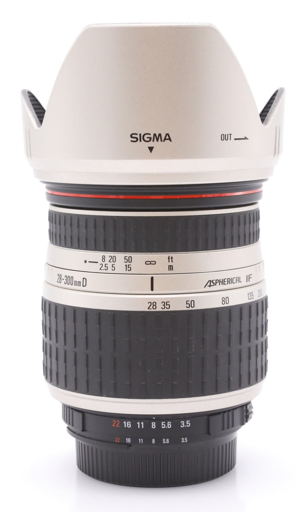 Sigma 28-300mm F/3.5-6.3 Aspherical IF Compact Hyperzoom voor Nikon occasion