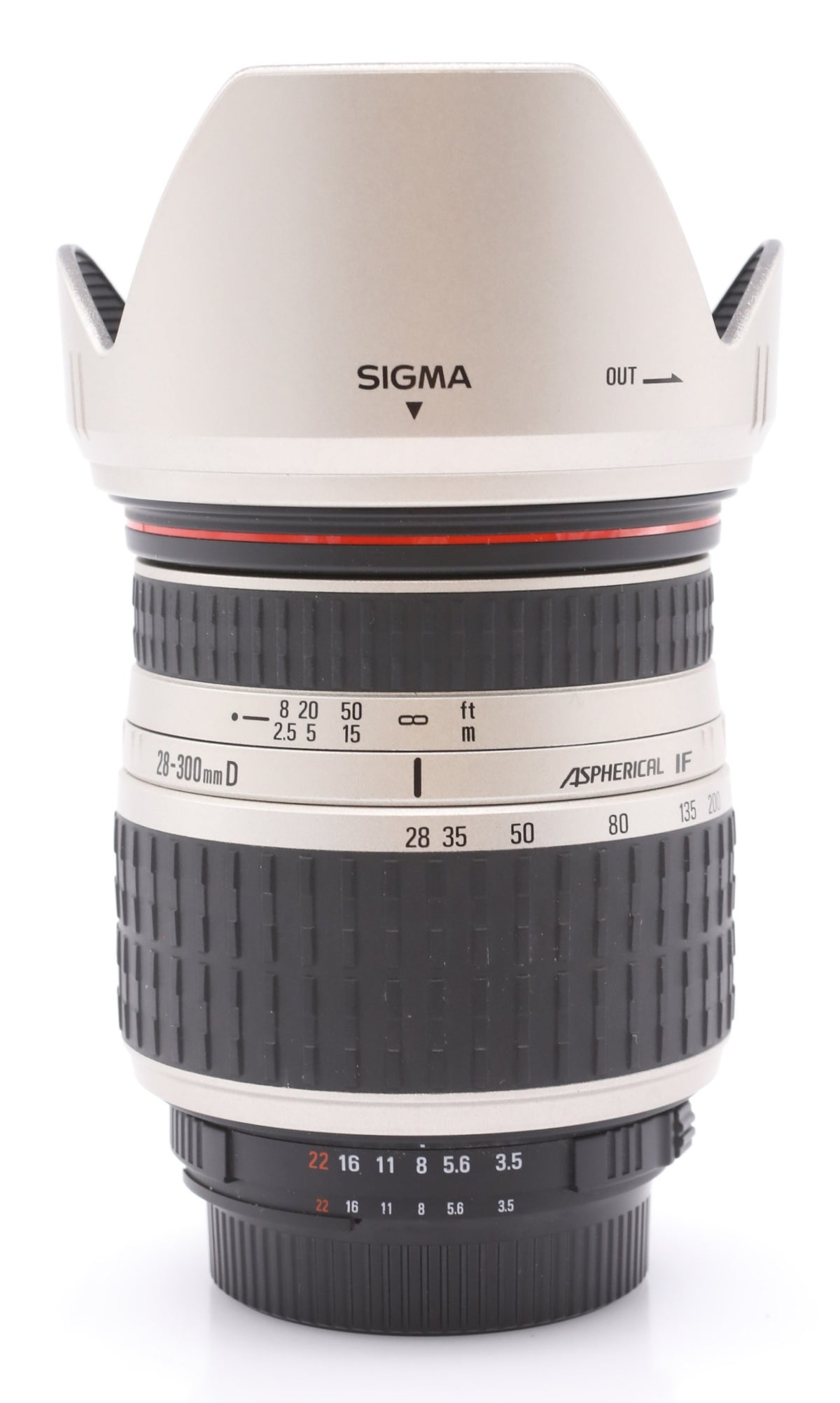 Sigma 28-300mm F/3.5-6.3 Aspherical IF Compact Hyperzoom voor Nikon occasion