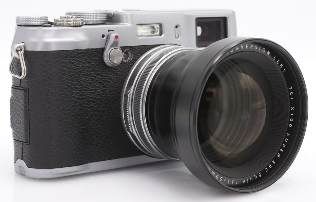 Fujifilm Finepix X100S Silver + TCL-X100 Teleconverter Lens zwart occasion