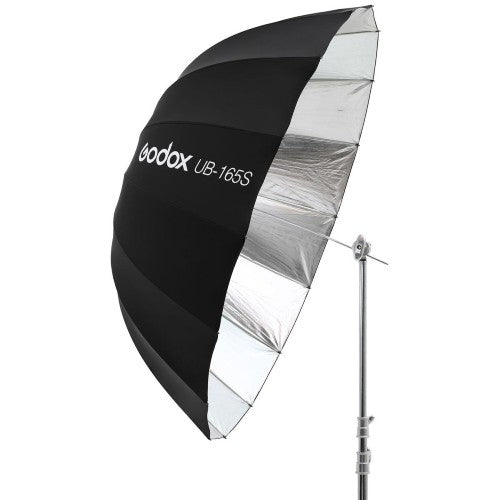 Godox UB-165S – Parabolischer Studioreflektor, Silber, 165 cm