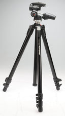 Manfrotto 055XDB statief + 804RC2 kop drieweg occasion