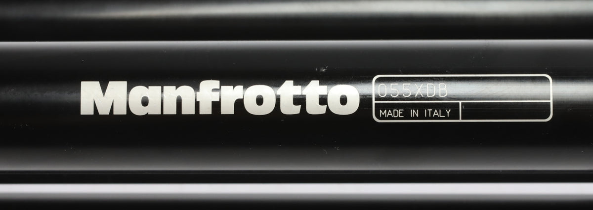 Manfrotto 055XDB statief + 804RC2 kop drieweg occasion