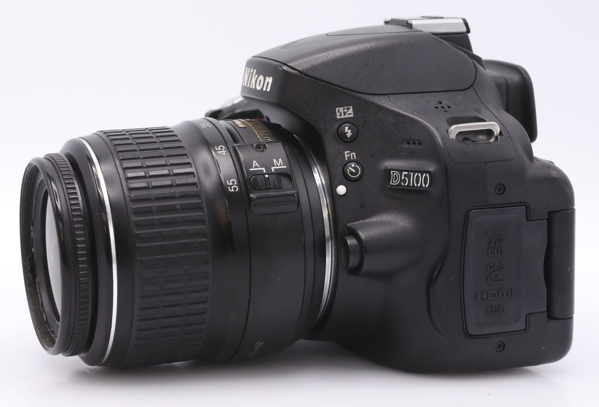 Nikon D5100 + AF-S 18-55mm F/3.5-5.6G II DX occasion