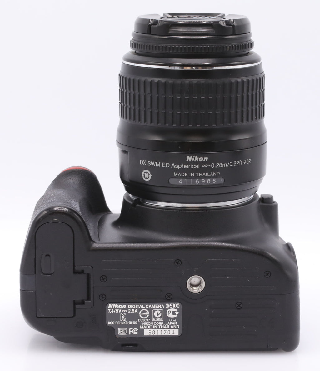 Nikon D5100 + AF-S 18-55mm F/3.5-5.6G II DX occasion