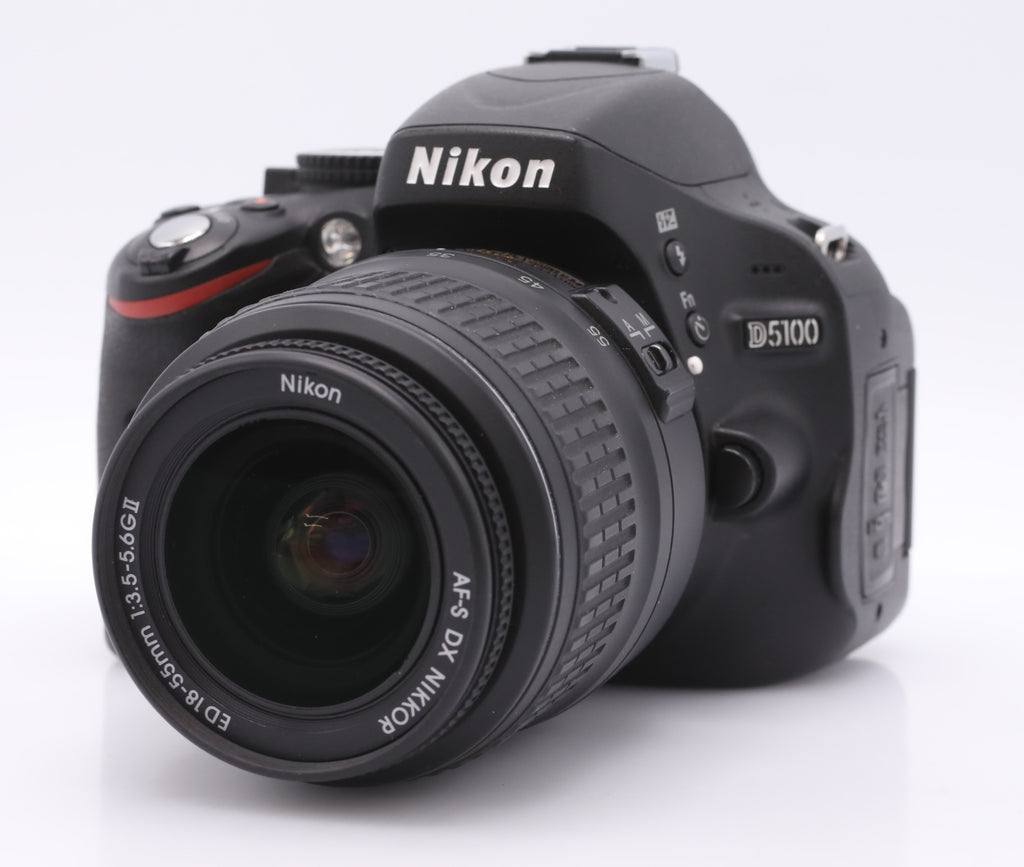 Nikon D5100 body + AF-S 18-55mm F/3.5-5.6G II DX occasion