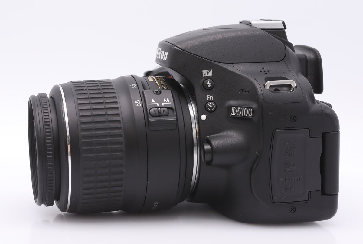 Nikon D5100 body + AF-S 18-55mm F/3.5-5.6G II DX occasion
