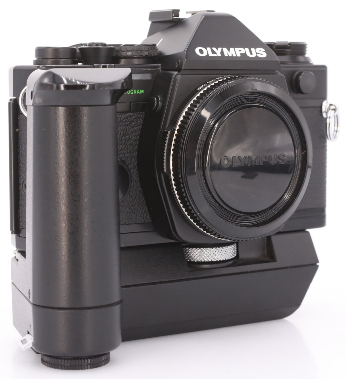 Olympus OM-2 Spot program body zwart + Winder 2 occasion