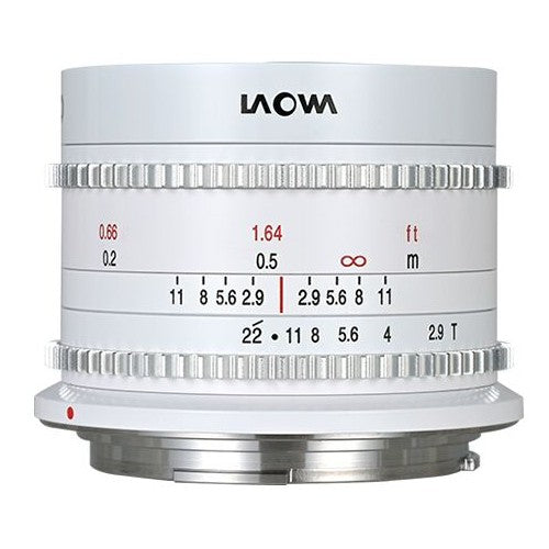 Laowa 9mm T2.9 Zero-D Cine Lens White - Canon RF